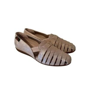 Vintage G.H. Bass Leather Fisherman Sandals GH Bass Huarache 90s Coastal Grandma